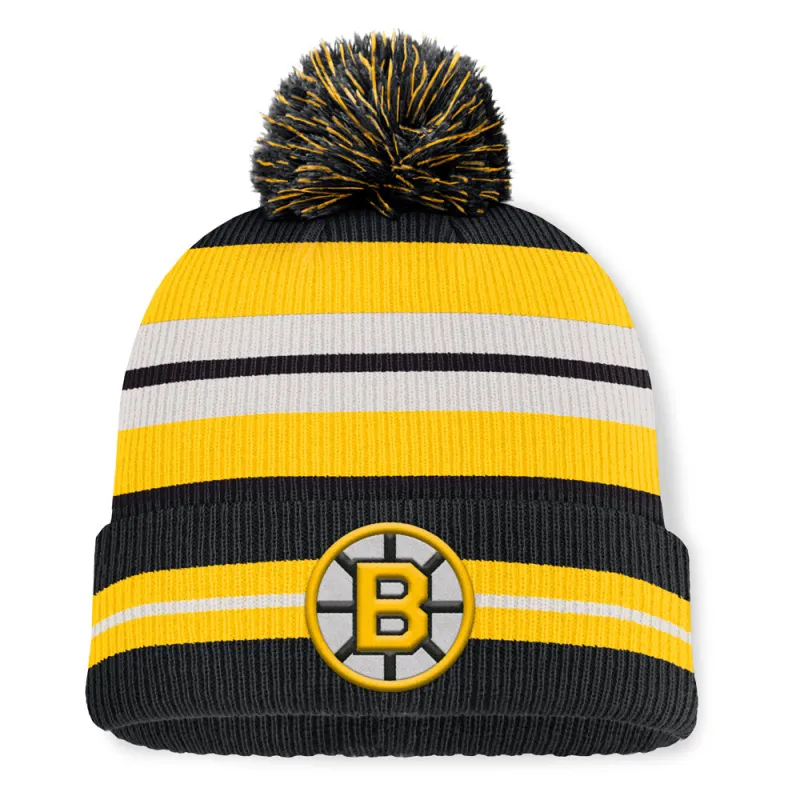 Fanatics Boston Bruins Decades Men's Black Toque sold by Pro Hockey Life