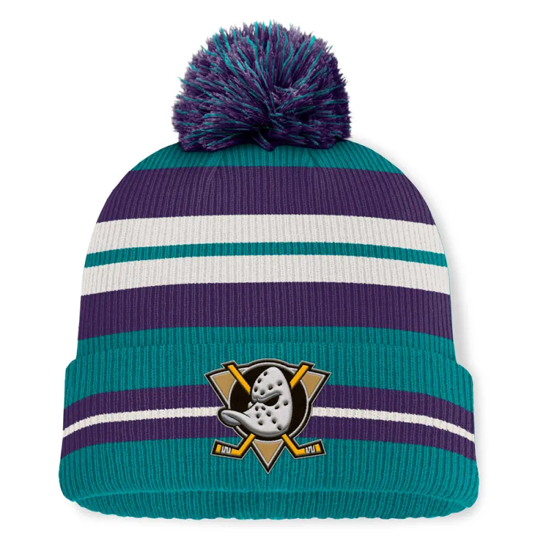 Fanatics Anaheim Ducks Decades Men's Teal Toque sold by Pro Hockey Life