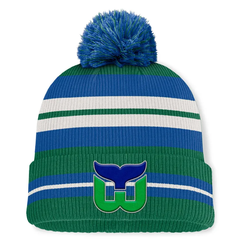 Fanatics Hartford Whalers Decades Men's Green Toque sold by Pro Hockey Life