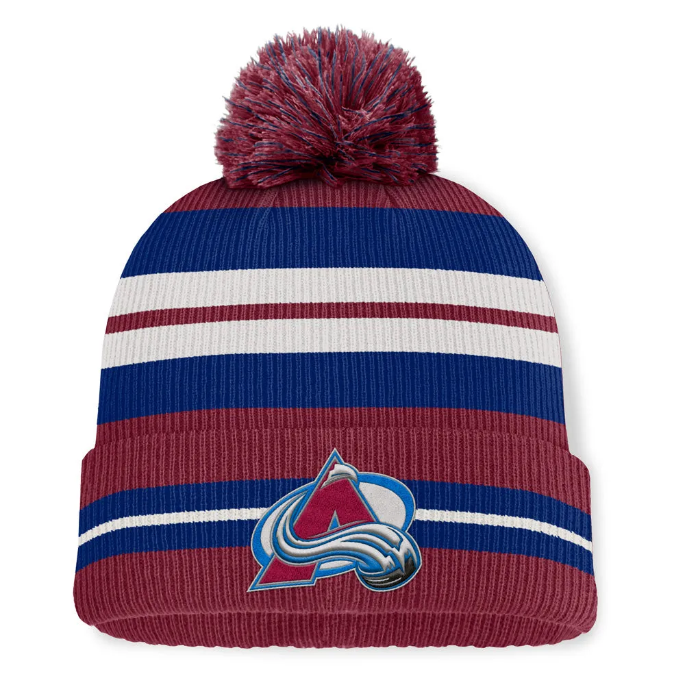 Fanatics Colorado Avalanche Decades Men's Burgundy Toque sold by Pro Hockey Life
