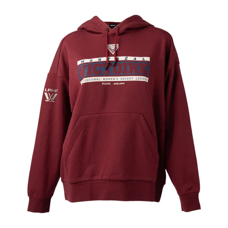 Bauer Montreal Victoire Women's Burgundy Pullover Hoodie sold by Pro Hockey Life