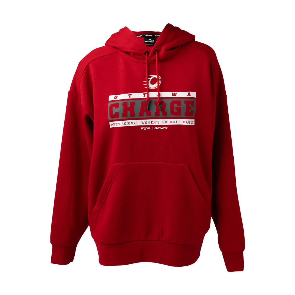 Bauer Ottawa Charge Women's Red Pullover Hoodie sold by Pro Hockey Life