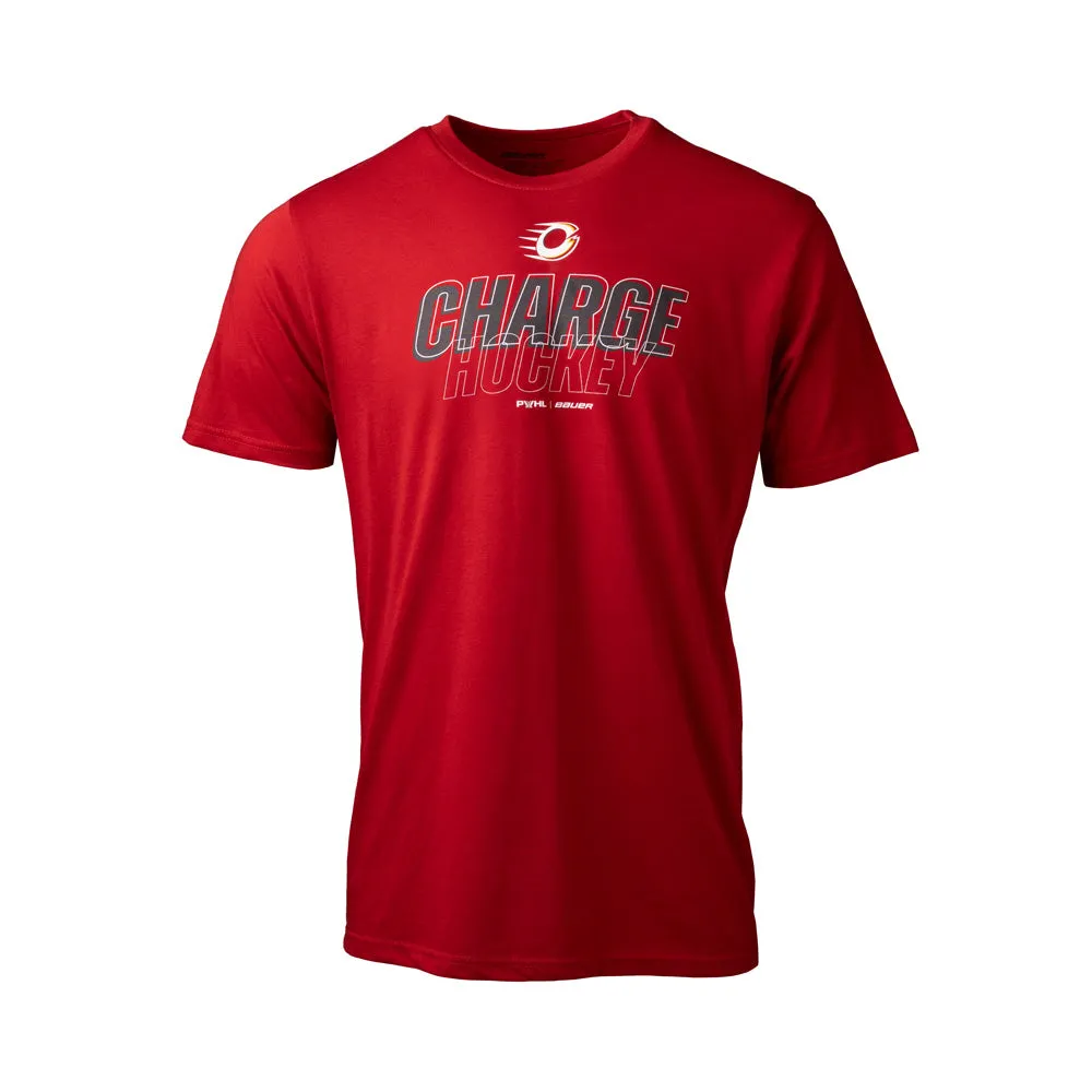 Bauer Ottawa Charge Graphic Adult Red T Shirt sold by Pro Hockey Life
