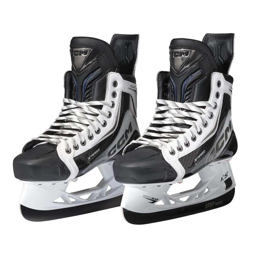 CCM Jetspeed FT8 Pro White Senior Hockey Skates sold by Pro Hockey Life product image thumbnail 2