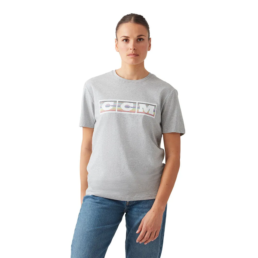 CCM Pride Adult Grey T Shirt sold by Pro Hockey Life product image thumbnail 5