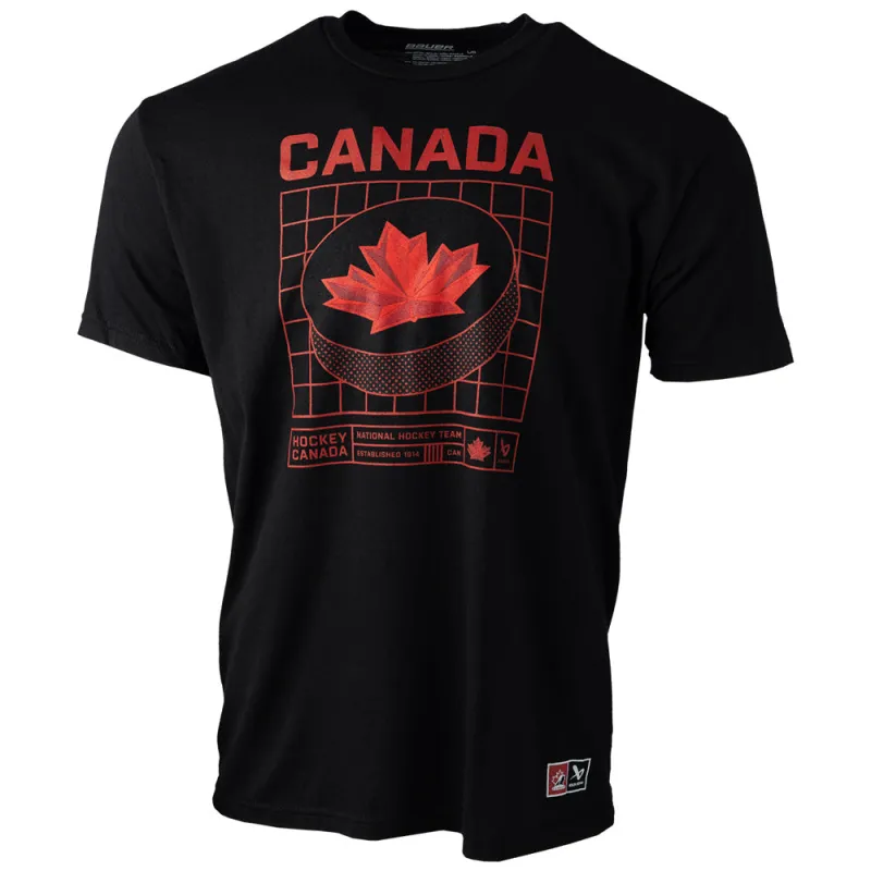 Bauer X Hockey Canada® Puck Adult Black T Shirt sold by Pro Hockey Life