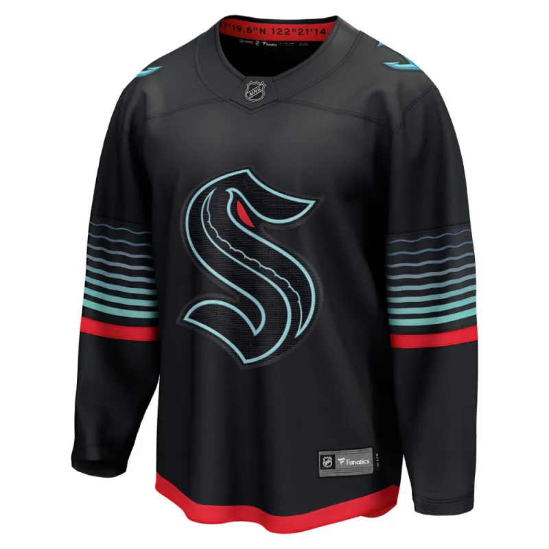 Fanatics Seattle Kraken Adult Alternate Breakaway Jersey sold by Pro Hockey Life