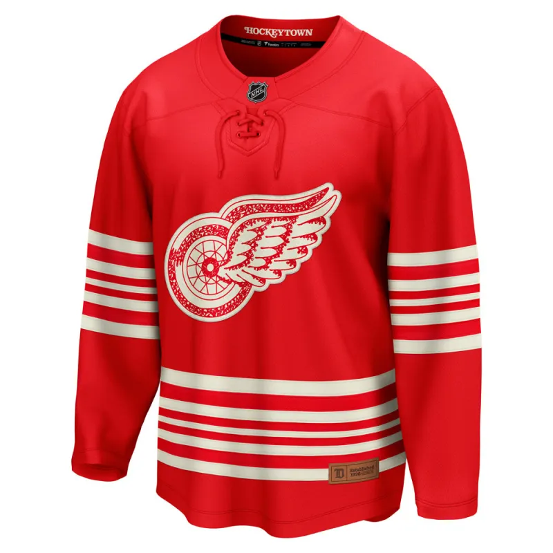 Fanatics Detroit Red Wings Adult Alternate Anniversary Breakaway Jersey sold by Pro Hockey Life