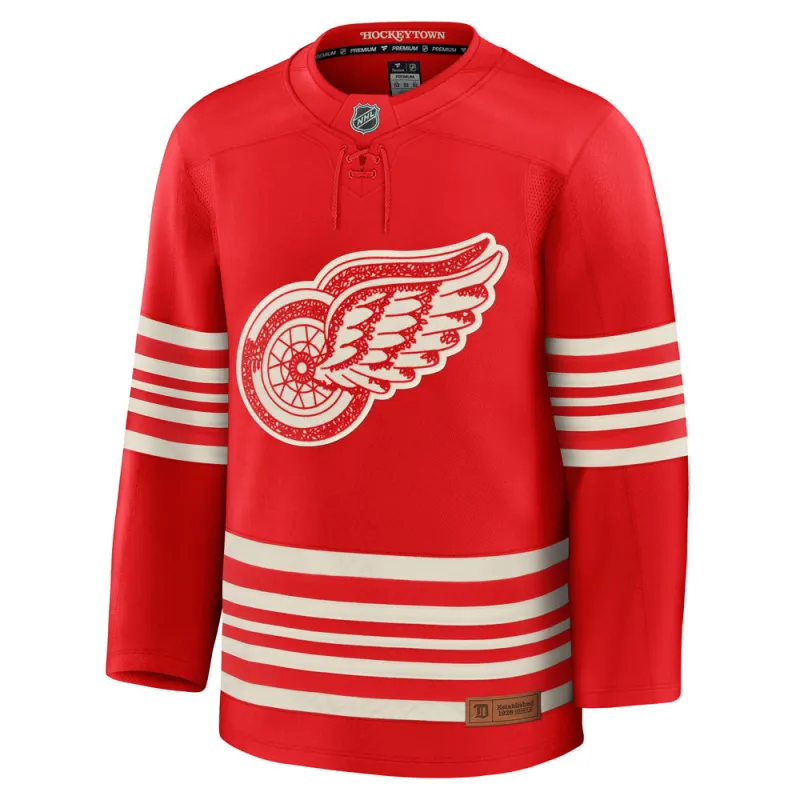 Fanatics Detroit Red Wings Premium Adult Alternate Anniversary Jersey sold by Pro Hockey Life