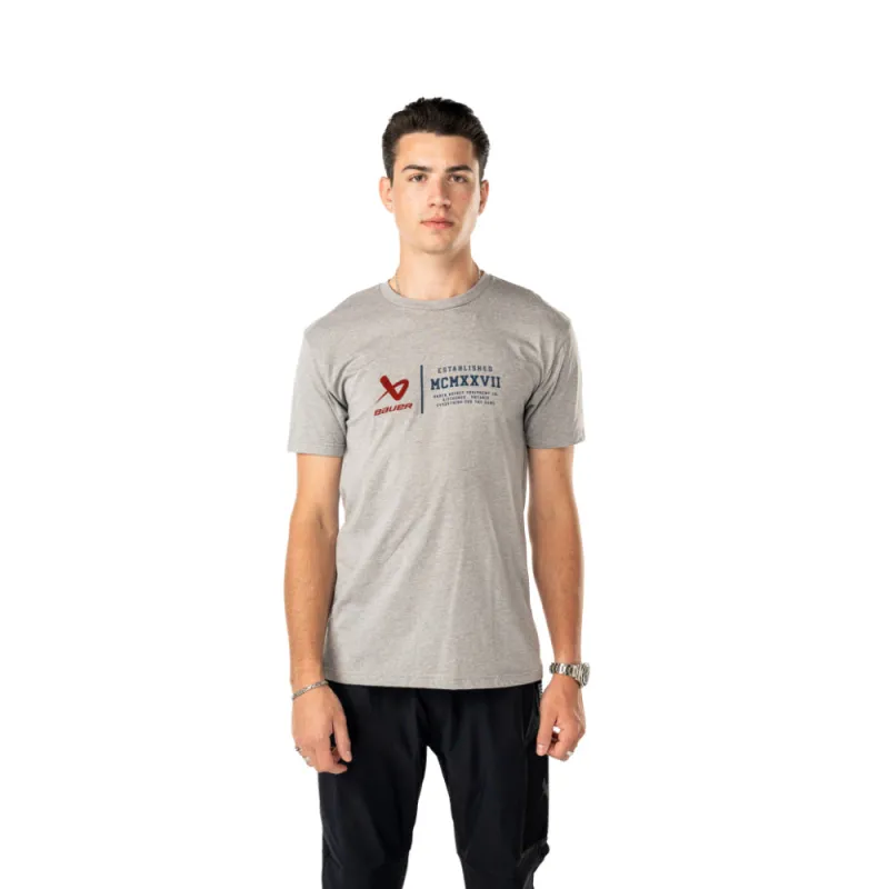 Bauer Founders Adult Grey T Shirt sold by Pro Hockey Life