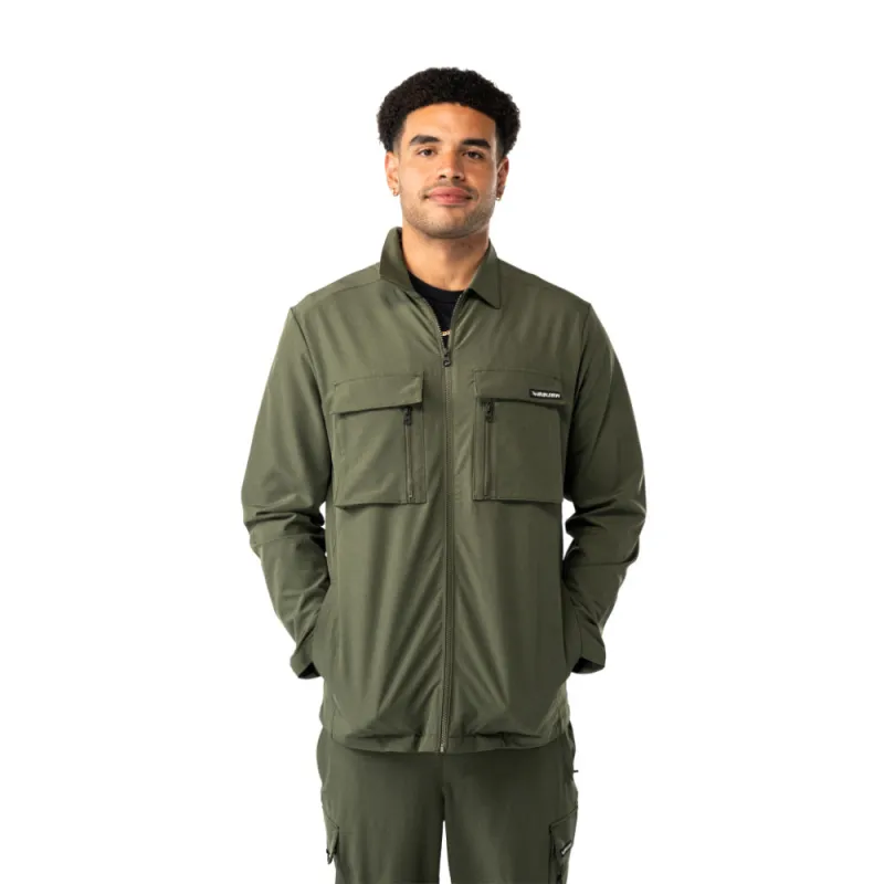 Bauer Men's Green Ice Shacket made by Bauer