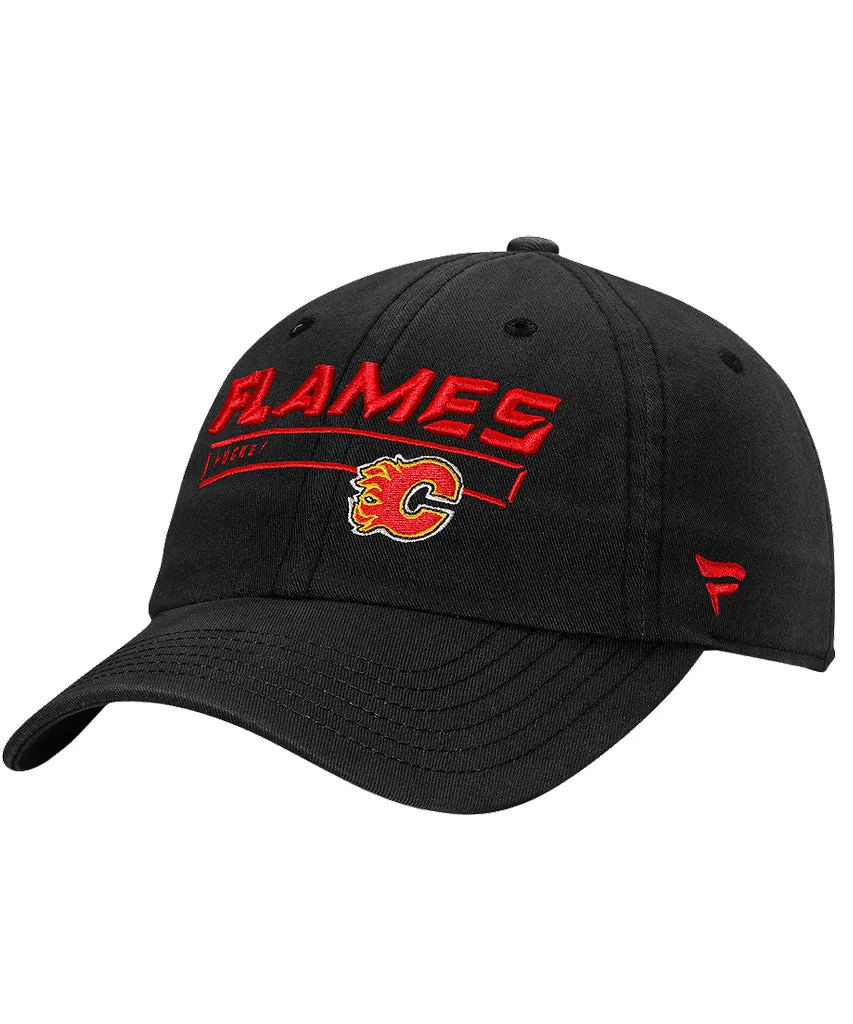 Calgary Flames Fanatics Men'S Rinkside Fundamental Adjustable Hat - Black sold by Pro Hockey Life
