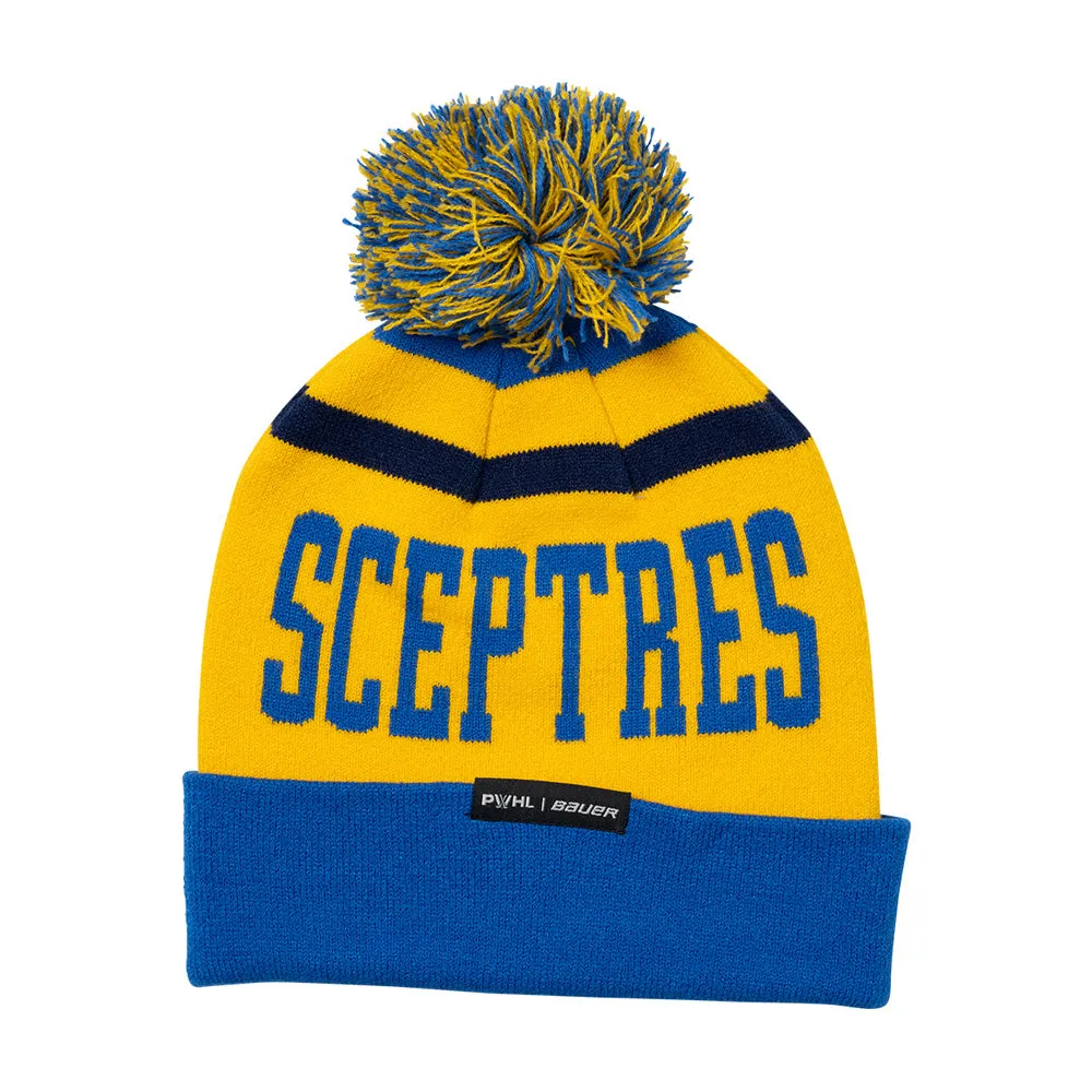 Bauer Toronto Sceptres Senior Patch Knit Pom Toque sold by Pro Hockey Life product image thumbnail 2