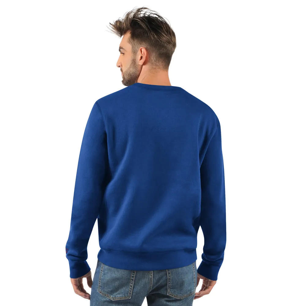 Starter Winnipeg Jets Holiday Men's Blue Crewneck Sweater sold by Pro Hockey Life product image thumbnail 2