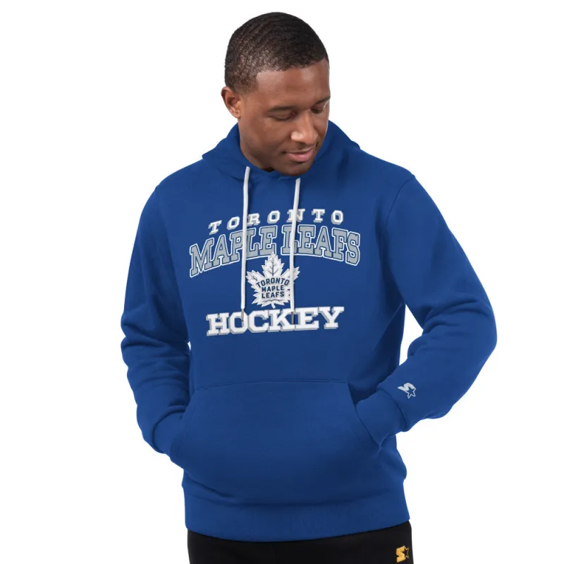 Starter Toronto Maple Leafs Holiday Men's Blue Hoodie made by Starter