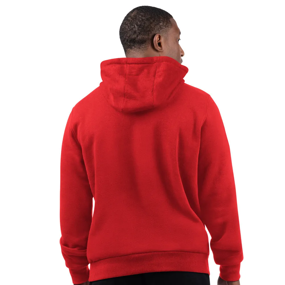 Starter Calgary Flames Holiday Men's Red Hoodie sold by Pro Hockey Life product image thumbnail 2
