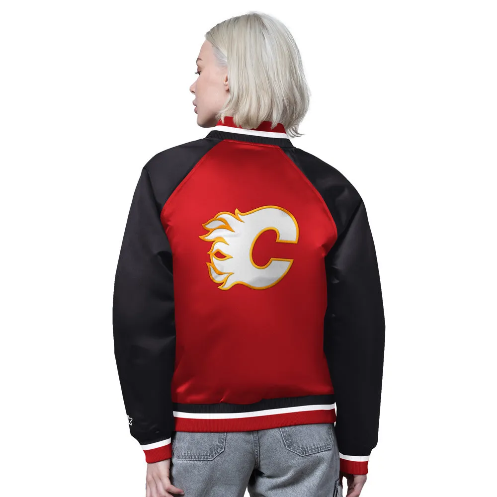 Starter Calgary Flames Fscore Women's Red Jacket sold by Pro Hockey Life product image thumbnail 2