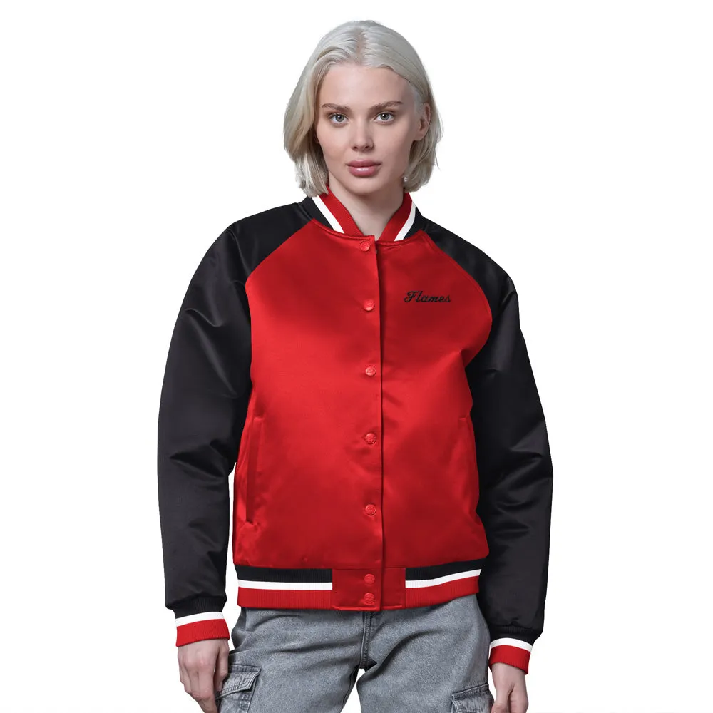 Starter Calgary Flames Fscore Women's Red Jacket sold by Pro Hockey Life
