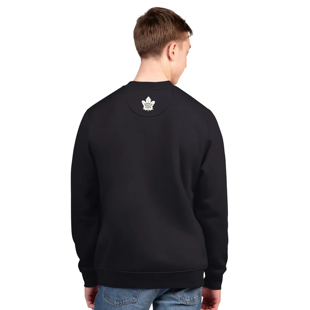 Starter Toronto Maple Leafs Assist Men's Black Crewneck Sweater sold by Pro Hockey Life product image thumbnail 2