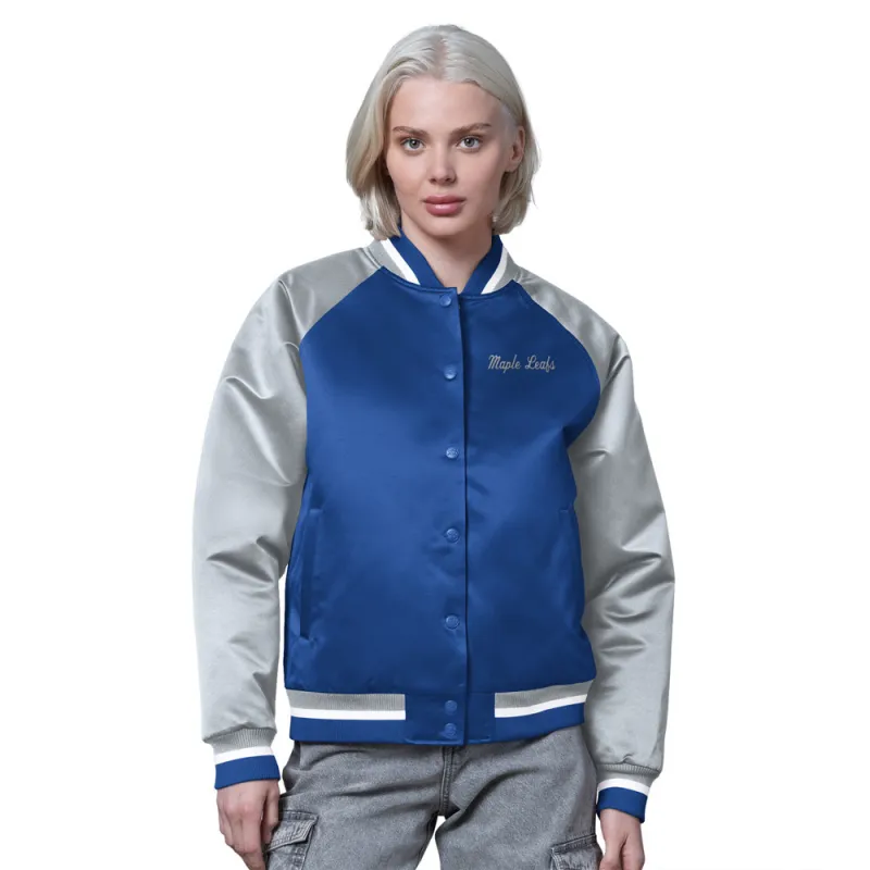 Starter Toronto Maple Leafs Fscore Women's Blue Jacket made by Starter