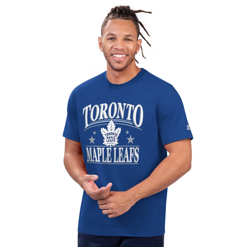 Starter Toronto Maple Leafs Holiday Men's Blue T Shirt sold by Pro Hockey Life