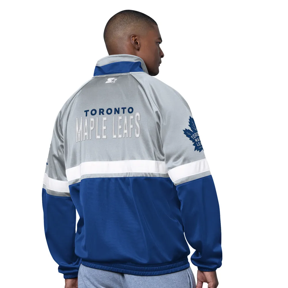 Starter Toronto Maple Leafs Veteran Men's Blue Track Jacket sold by Pro Hockey Life product image thumbnail 2
