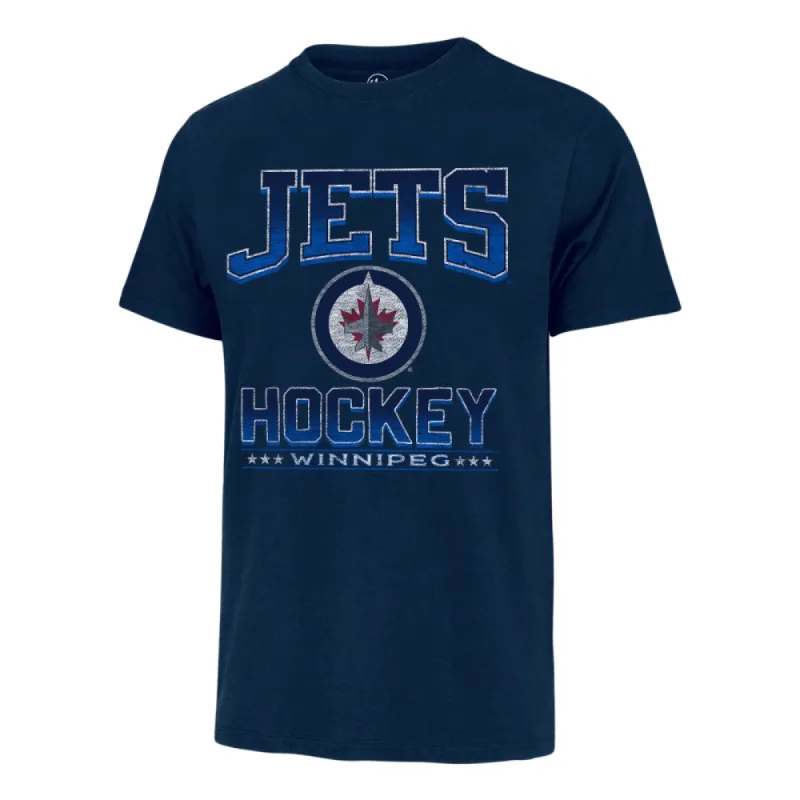 Winnipeg Jets Inner Fade Navy T Shirt sold by Pro Hockey Life