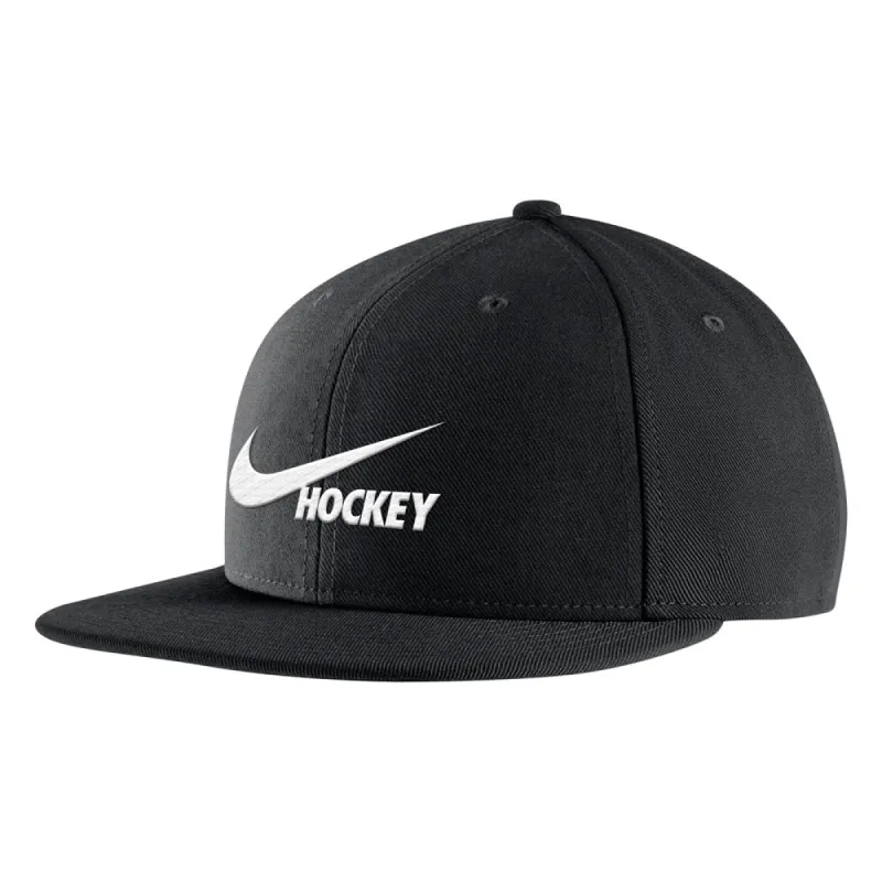 NIKE ADULT HOCKEY BLACK PRO FLAT BRIM HAT sold by Pro Hockey Life