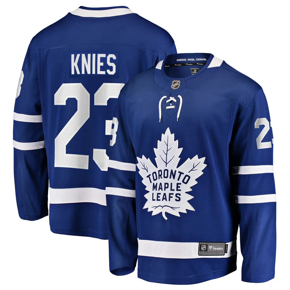 Fanatics Toronto Maple Leafs Matthew Knies Adult Home Breakaway Jersey sold by Pro Hockey Life product image thumbnail 3
