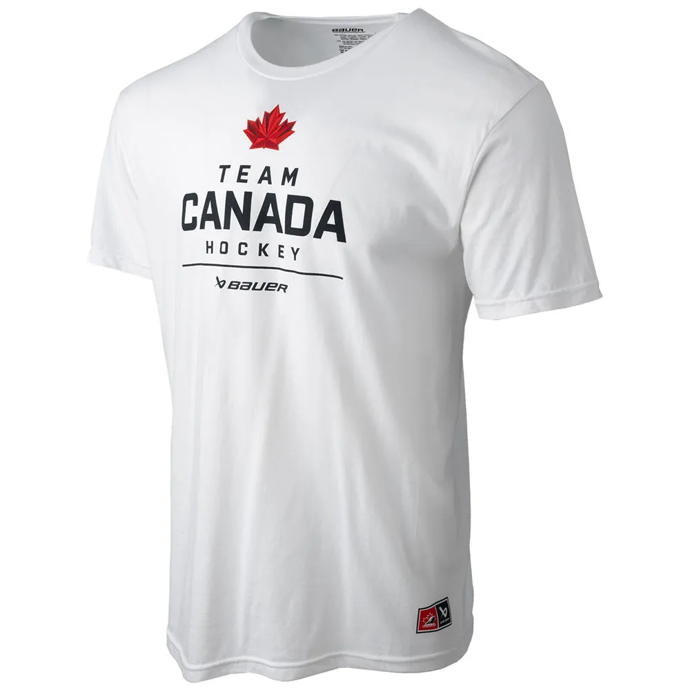 Bauer X Hockey Canada® Stacked Adult White T Shirt sold by Pro Hockey Life product image thumbnail 3