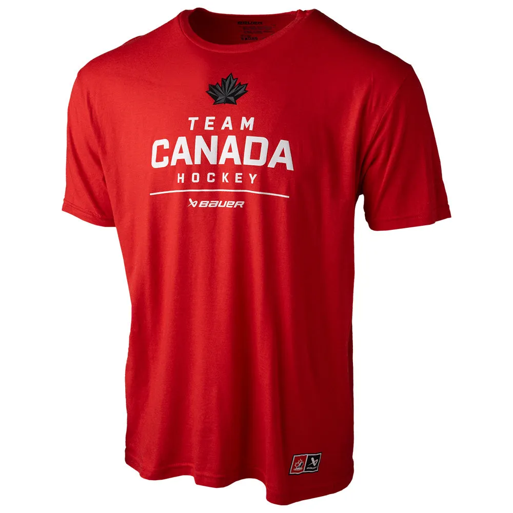 Bauer X Hockey Canada® Stacked Adult Red T Shirt sold by Pro Hockey Life product image thumbnail 3