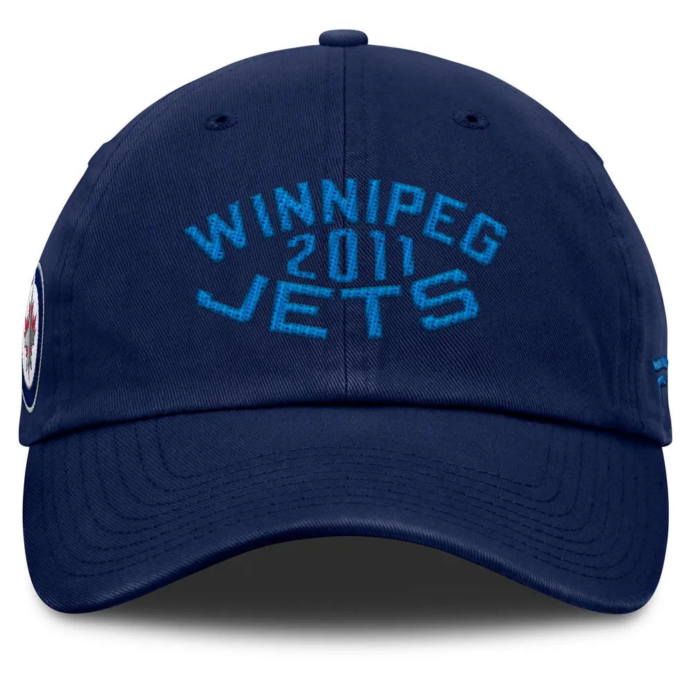 Fanatics Winnipeg Jets Archer Blue Unstructured Navy Hat sold by Pro Hockey Life product image thumbnail 2
