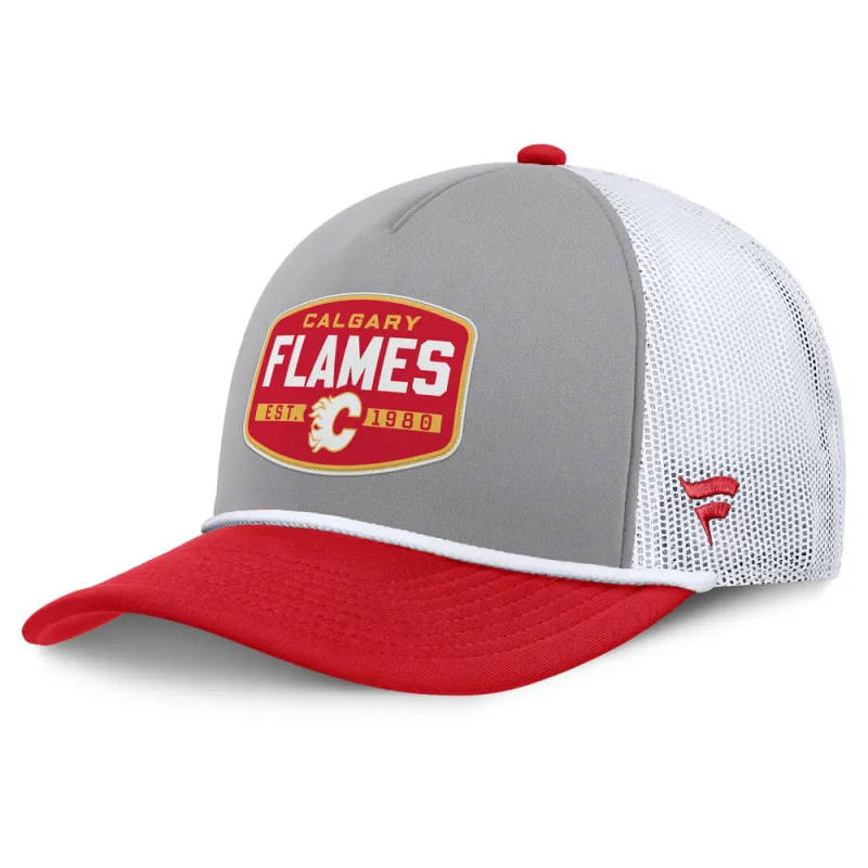 Fanatics Calgary Flames A-Frame Grey Hat made by Fanatics