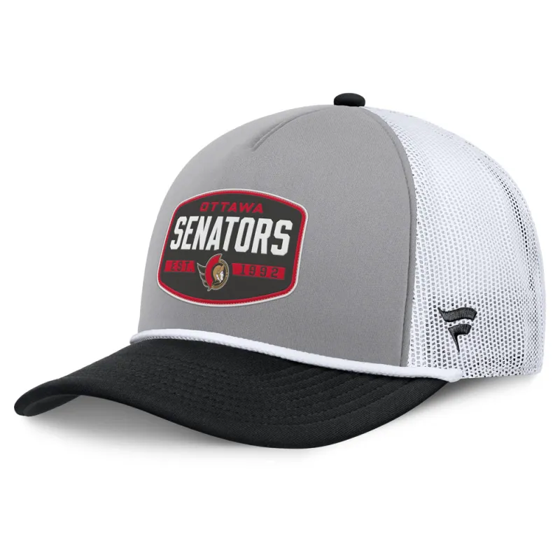 Fanatics Ottawa Senators A-Frame Grey Hat made by Fanatics