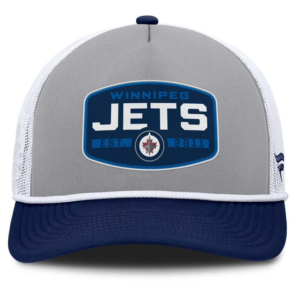 Fanatics Winnipeg Jets A-Frame Grey Hat sold by Pro Hockey Life product image thumbnail 2