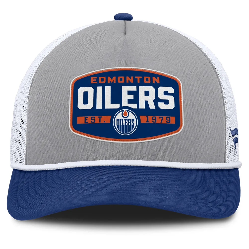 Fanatics Edmonton Oilers A-Frame Grey Hat sold by Pro Hockey Life product image thumbnail 2