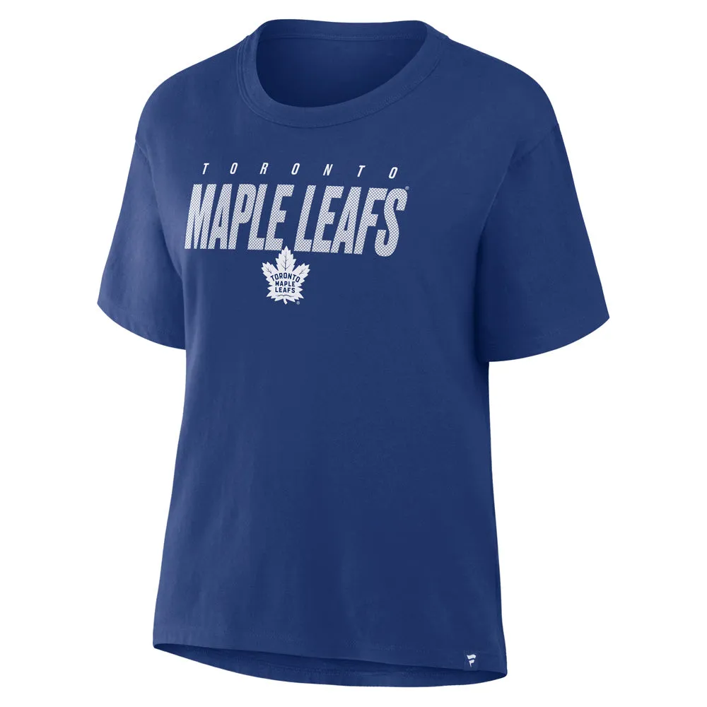 Fanatics Toronto Maple Leafs Breakaway Women's Blue T Shirt sold by Pro Hockey Life