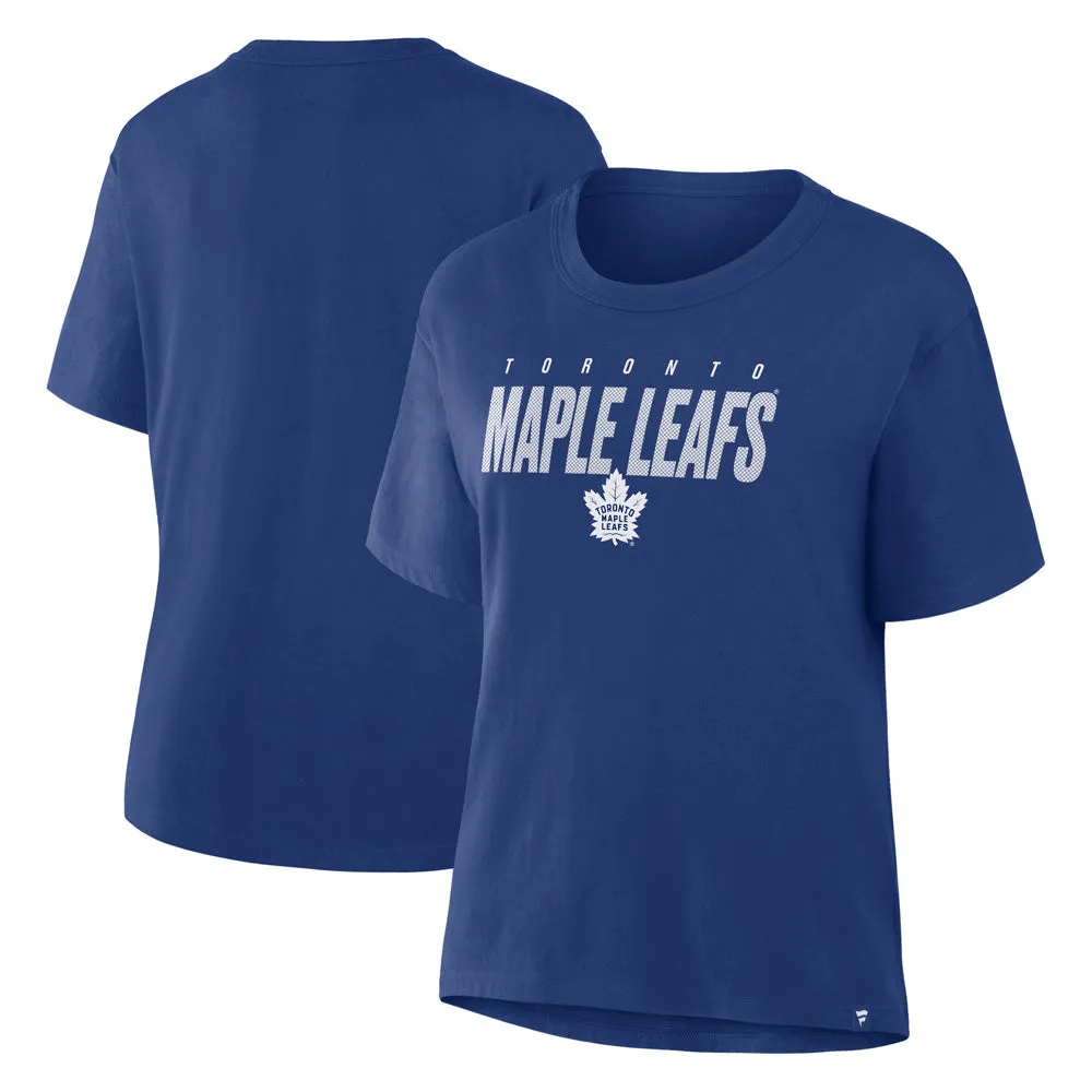 Fanatics Toronto Maple Leafs Breakaway Women's Blue T Shirt sold by Pro Hockey Life product image thumbnail 3