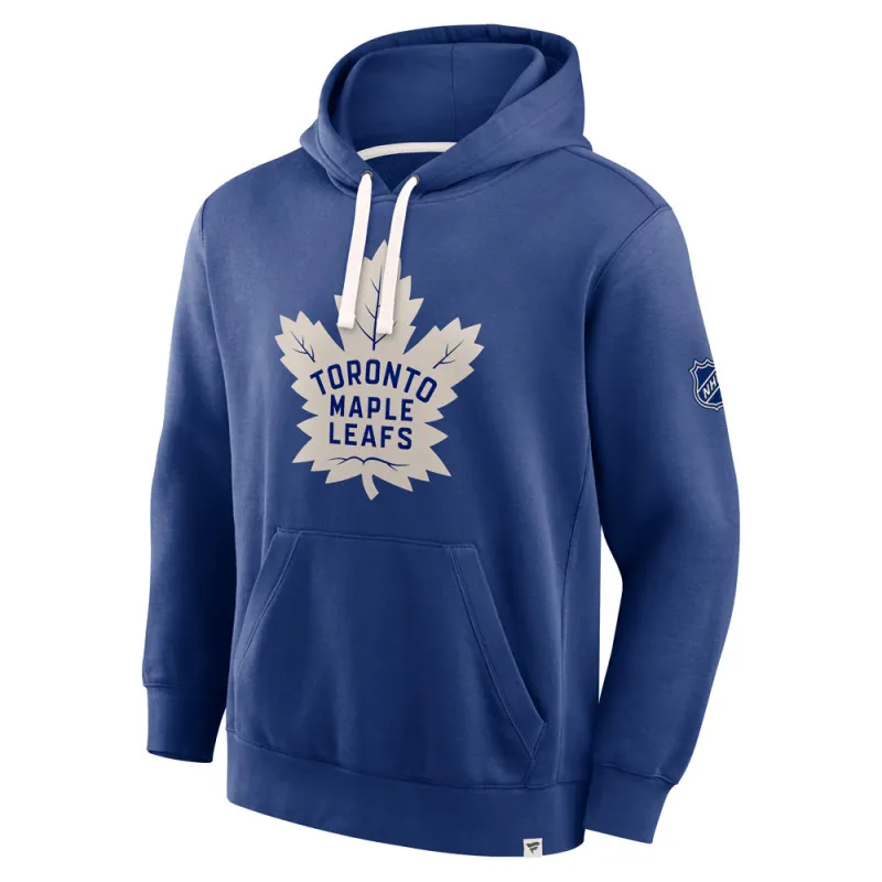 Fanatics Toronto Maple Leafs Heritage Neutral Zone Blue Hoodie made by Fanatics