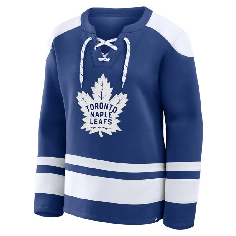 Fanatics Toronto Maple Leafs Icing Lace Women's Blue Long Sleeve Shirt made by Fanatics
