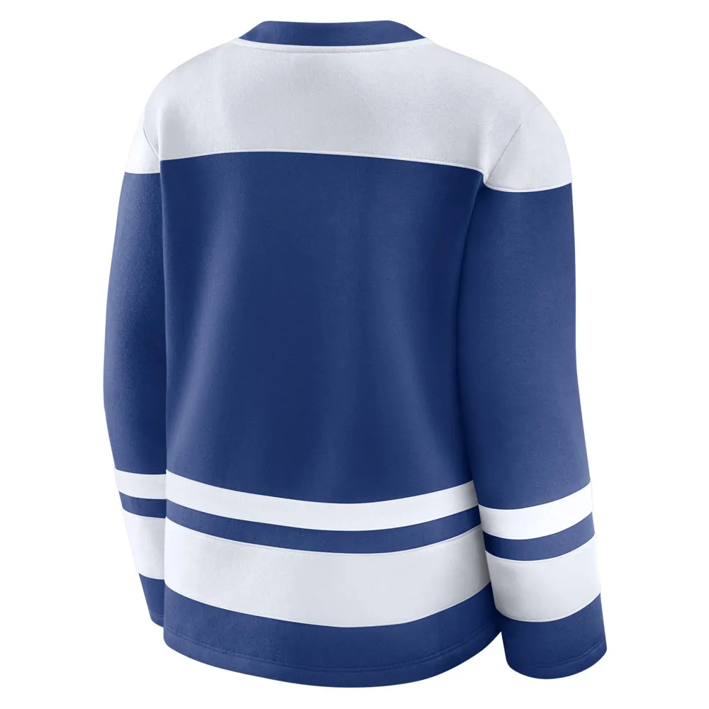 Fanatics Toronto Maple Leafs Icing Lace Women's Blue Long Sleeve Shirt sold by Pro Hockey Life product image thumbnail 2