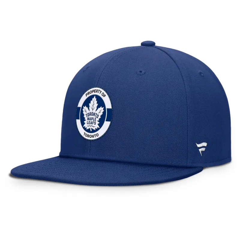Fanatics Toronto Maple Leafs Train 2 Square Visor Blue Adjustable Hat made by Fanatics