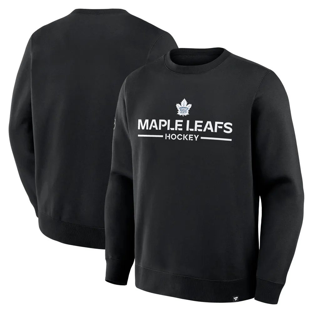Fanatics Toronto Maple Leafs Authentic Pro Primary Black Long Sleeve Shirt sold by Pro Hockey Life product image thumbnail 3