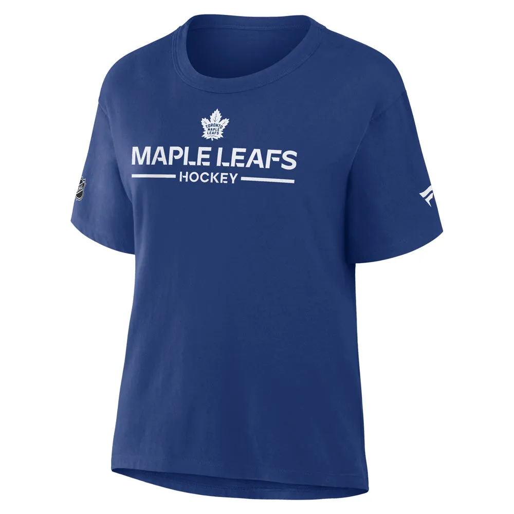 Fanatics Toronto Maple Leafs Authentic Pro Primary Women's Blue T Shirt sold by Pro Hockey Life