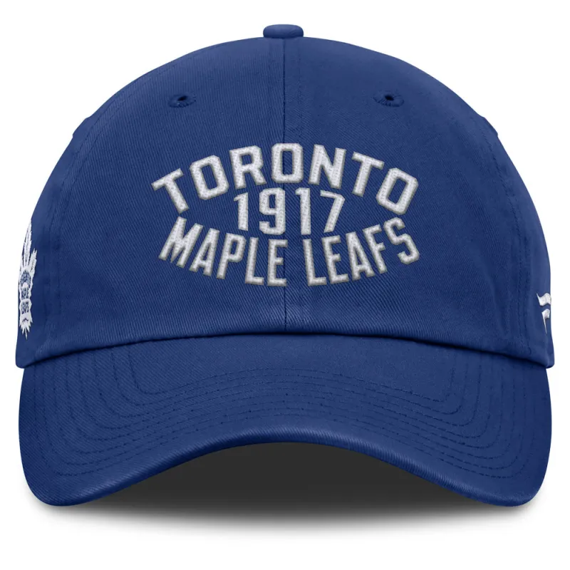 Fanatics Toronto Maple Leafs Archer Blue Unstructured Blue Hat made by Fanatics