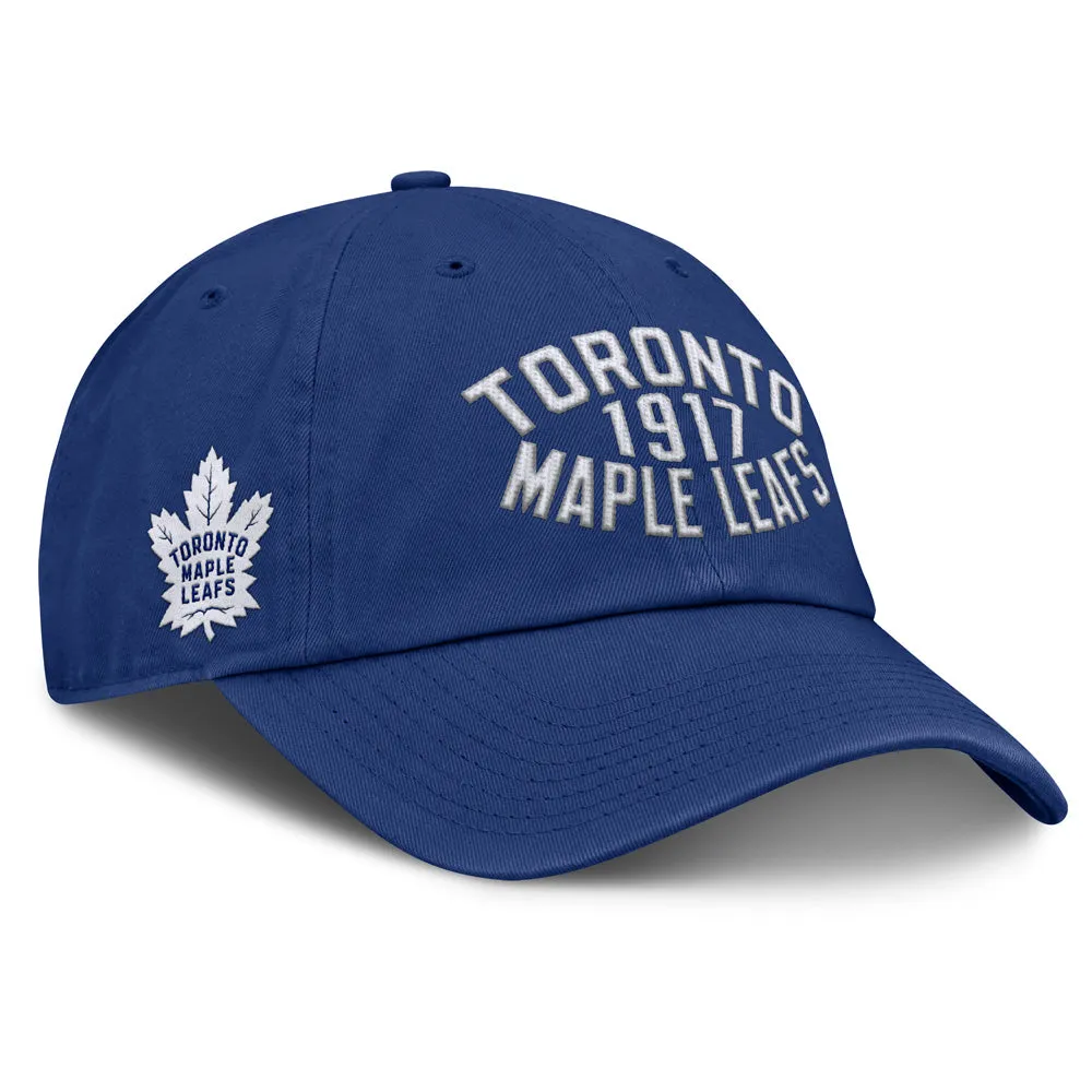 Fanatics Toronto Maple Leafs Archer Blue Unstructured Blue Hat sold by Pro Hockey Life product image thumbnail 2