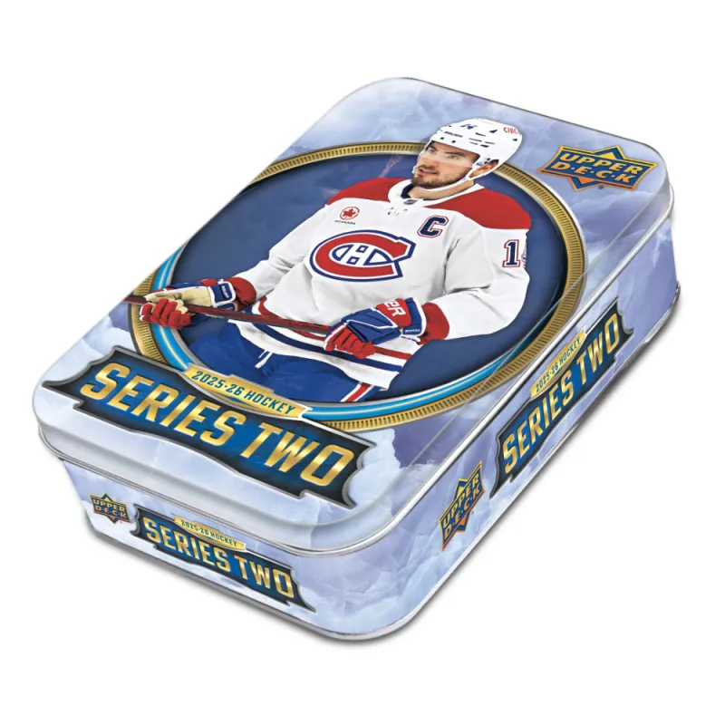 Upper Deck 2025-2026 Series Two Hockey Card Tin made by Pro Hockey Life