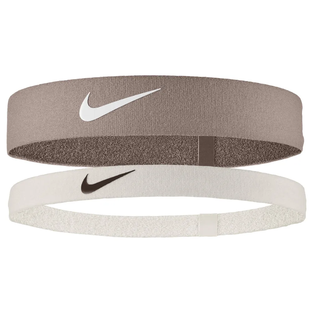 NIKE FLEX HEADBANDS 2 PACK - BROWN/WHITE sold by Pro Hockey Life