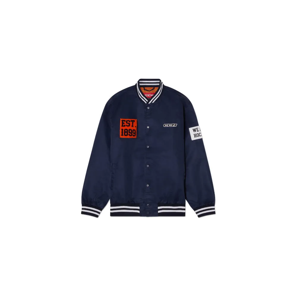 CCM Stripe Collection Bomber Jacket sold by Pro Hockey Life product image thumbnail 3