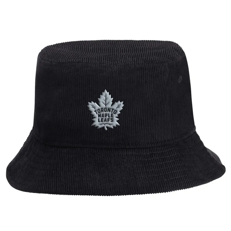Toronto Maple Leafs Corduroy Bucket Hat - Black made by Starter